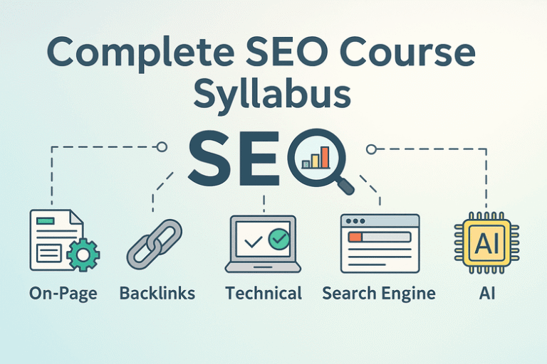 Complete SEO Course Syllabus 2025 [ PDF + Sheet Download ]